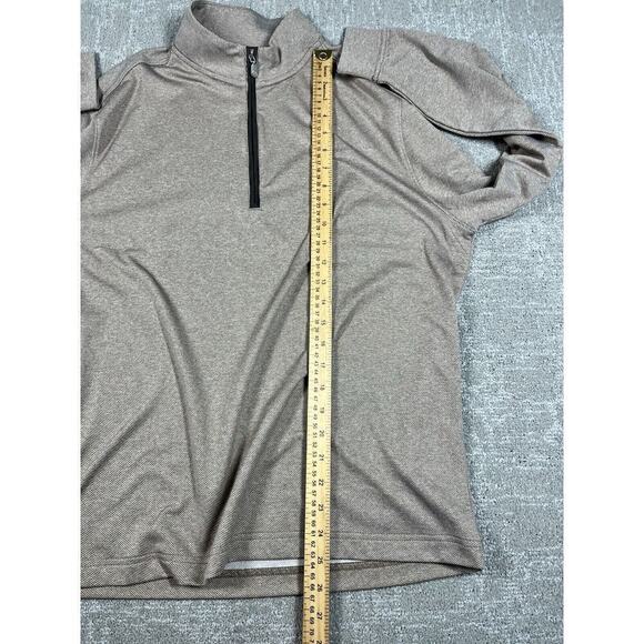 Johnnie-O Top Shelf Mens Pull Over 1/4 Zip Long Sleeve Sz M - Picture 3 of 7